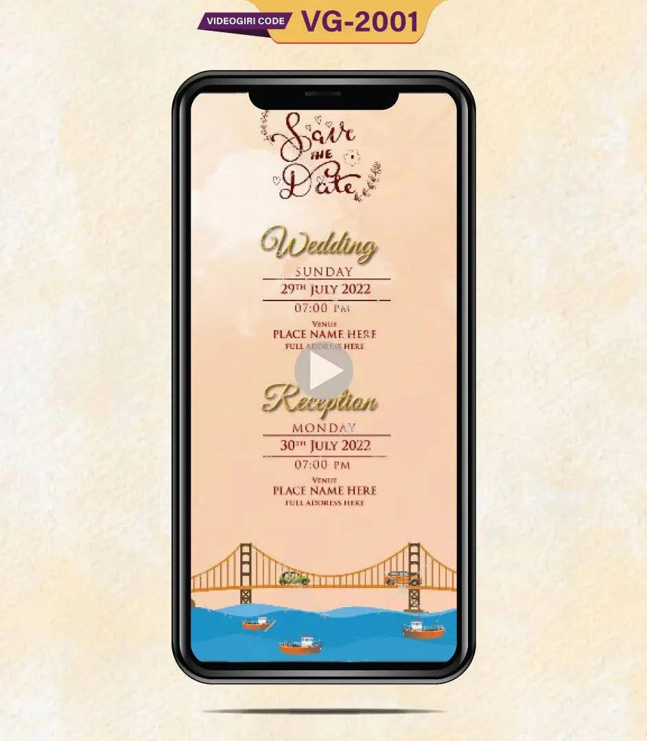 Quirky Indian Wedding Invitation Video