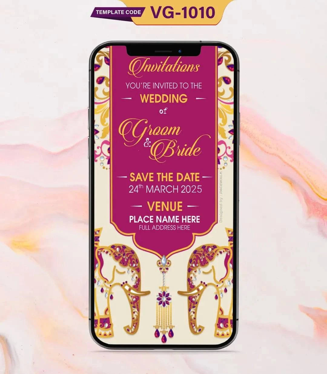 Rajasthani Style Wedding Invitation eCards