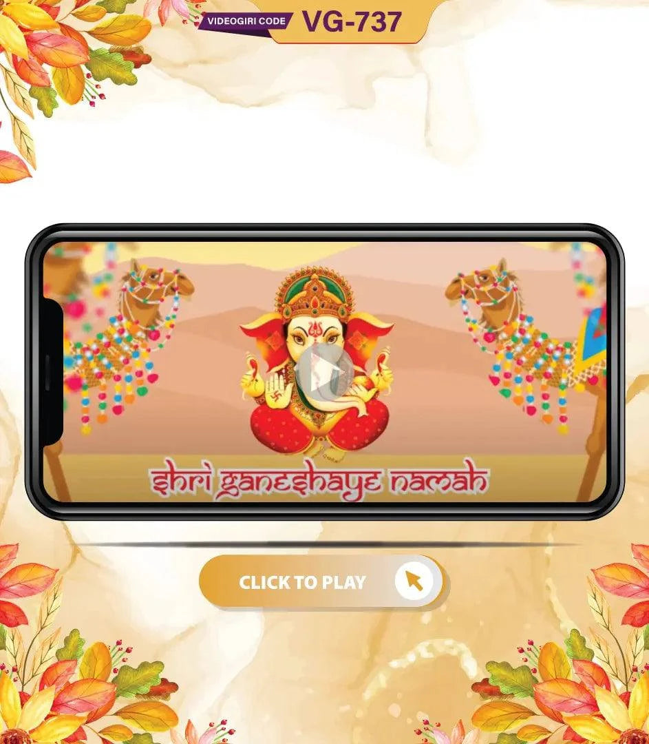 Rajasthani Wedding Invitation Video