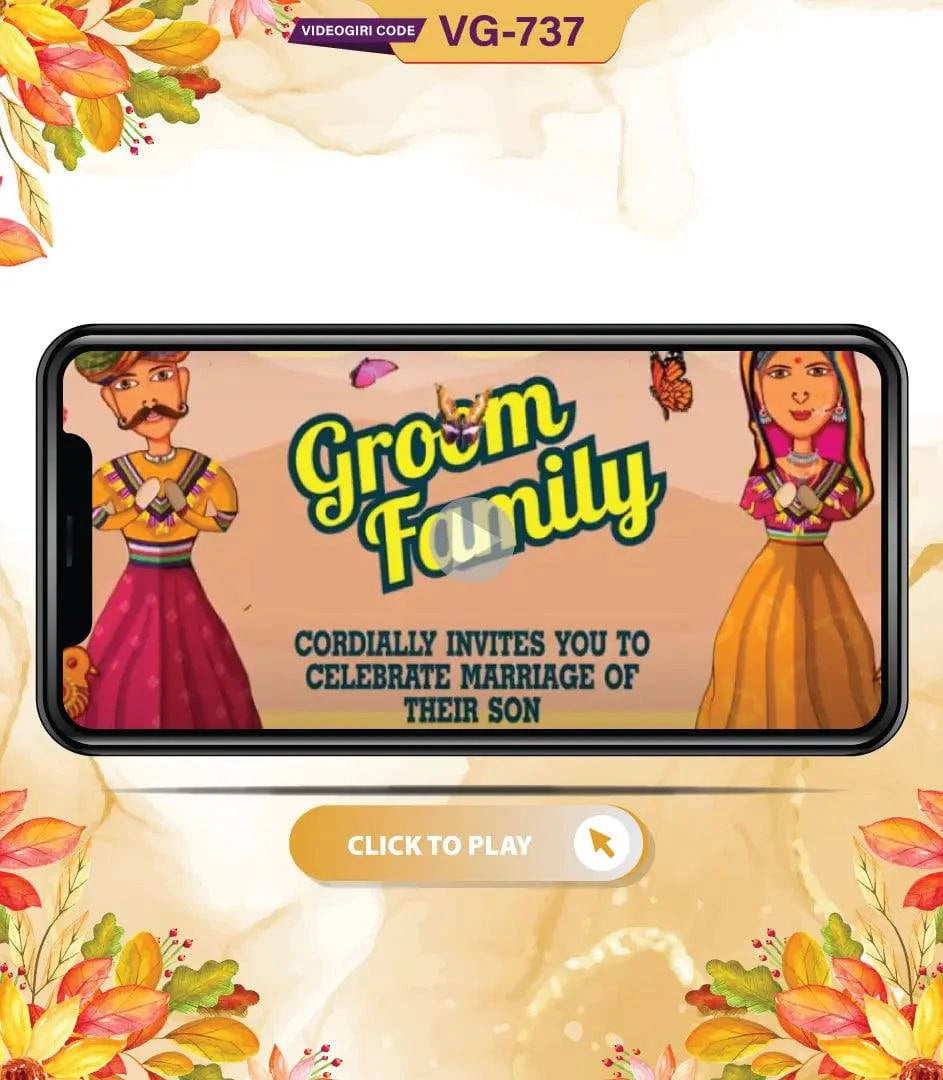 Rajasthani Wedding Invitation Video