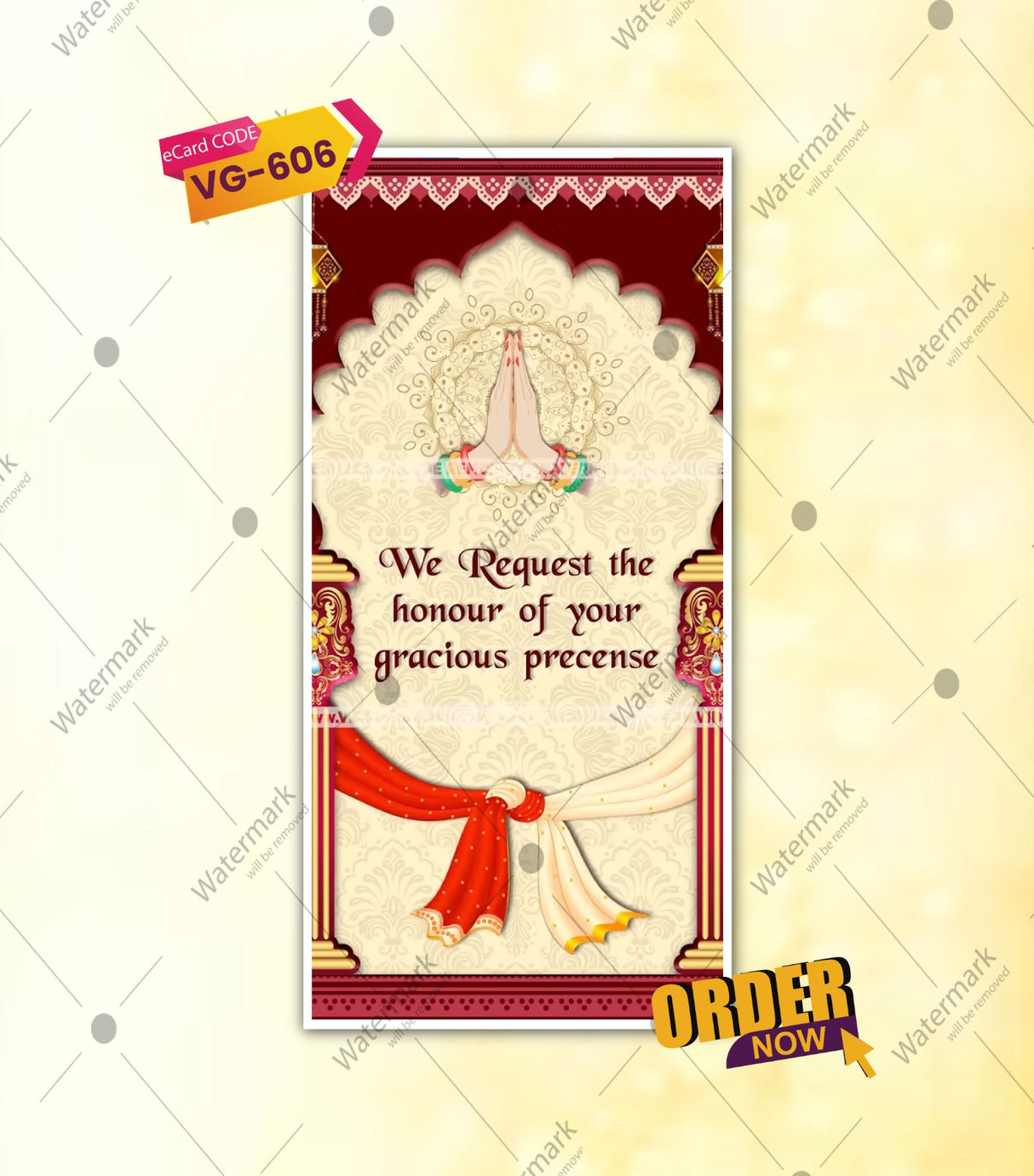 Rajasthani Wedding Invite