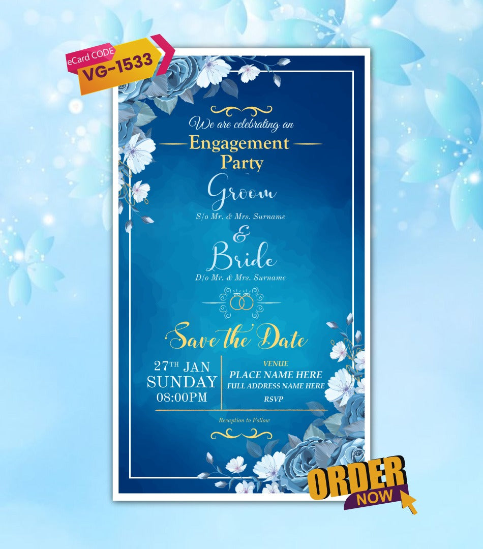 Ring Ceremony Invitation