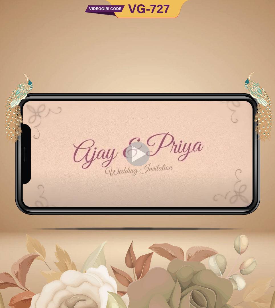 Romantic Wedding Invitation Video