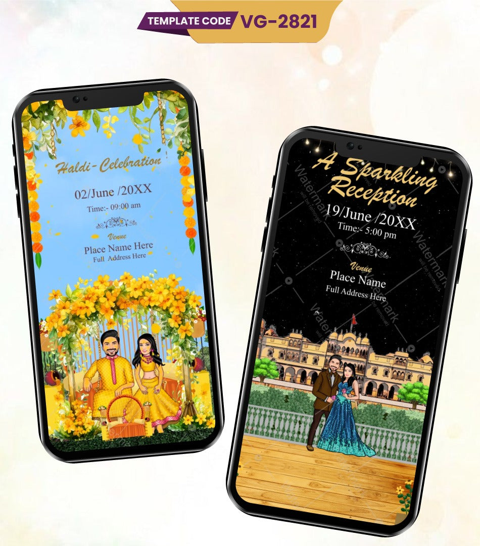 Royal Indian Wedding Invitation Video