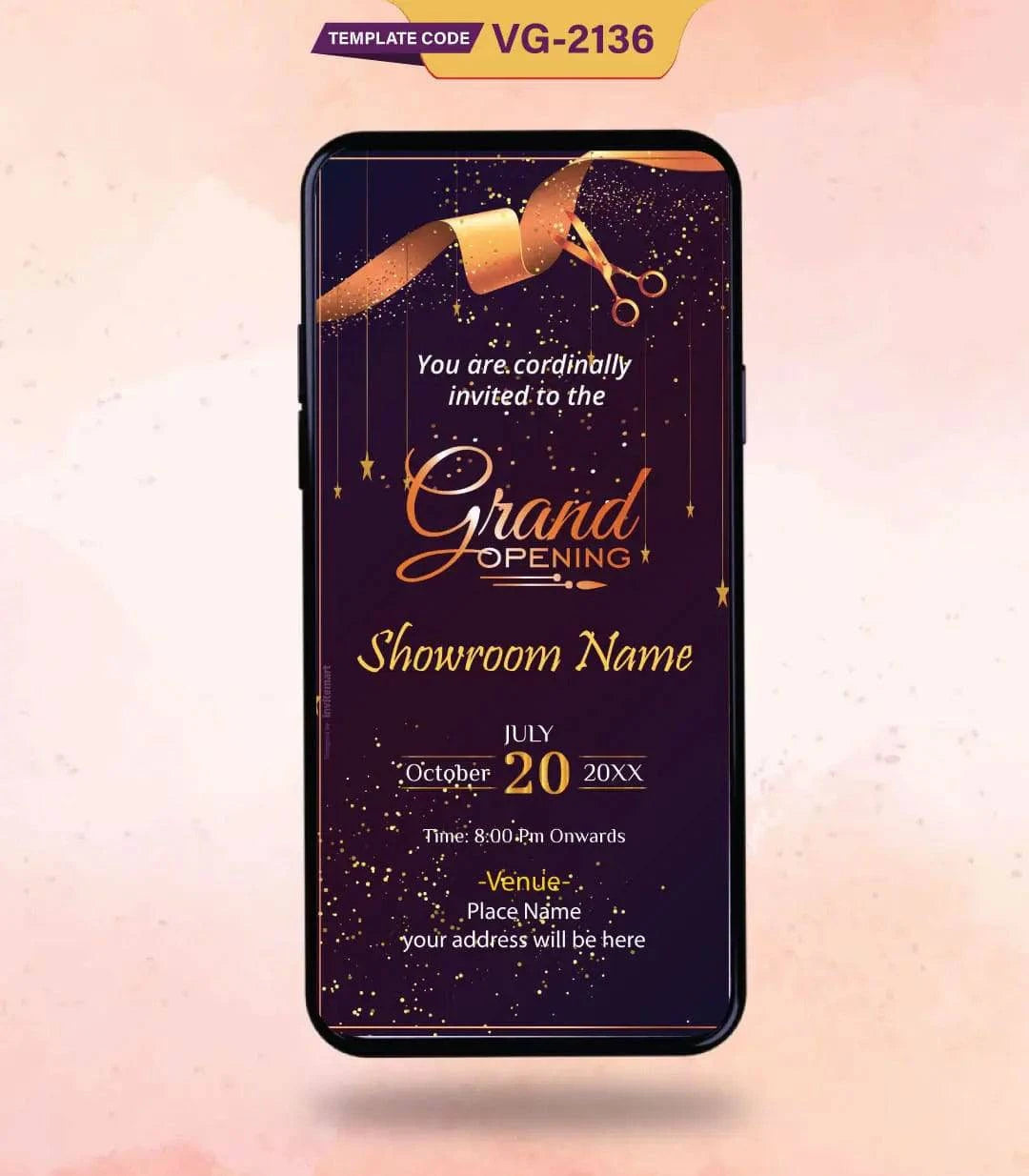 Showroom Grand Opening Invitation