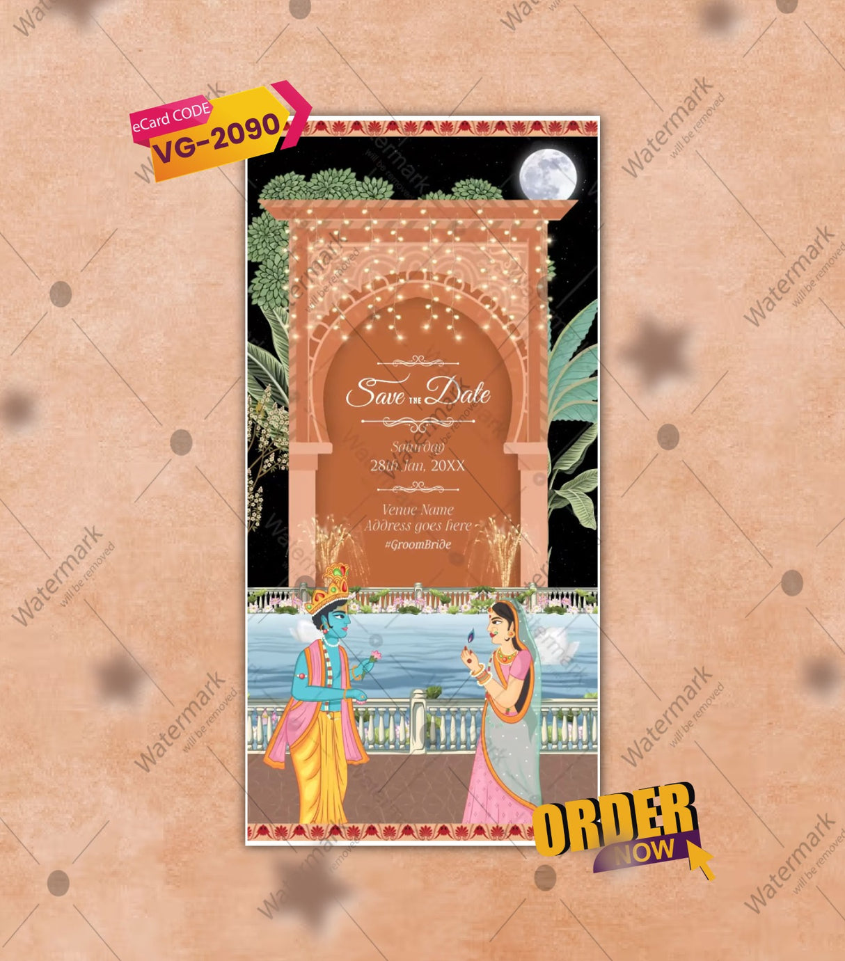 Shreenathji Theme Wedding Invitation Video