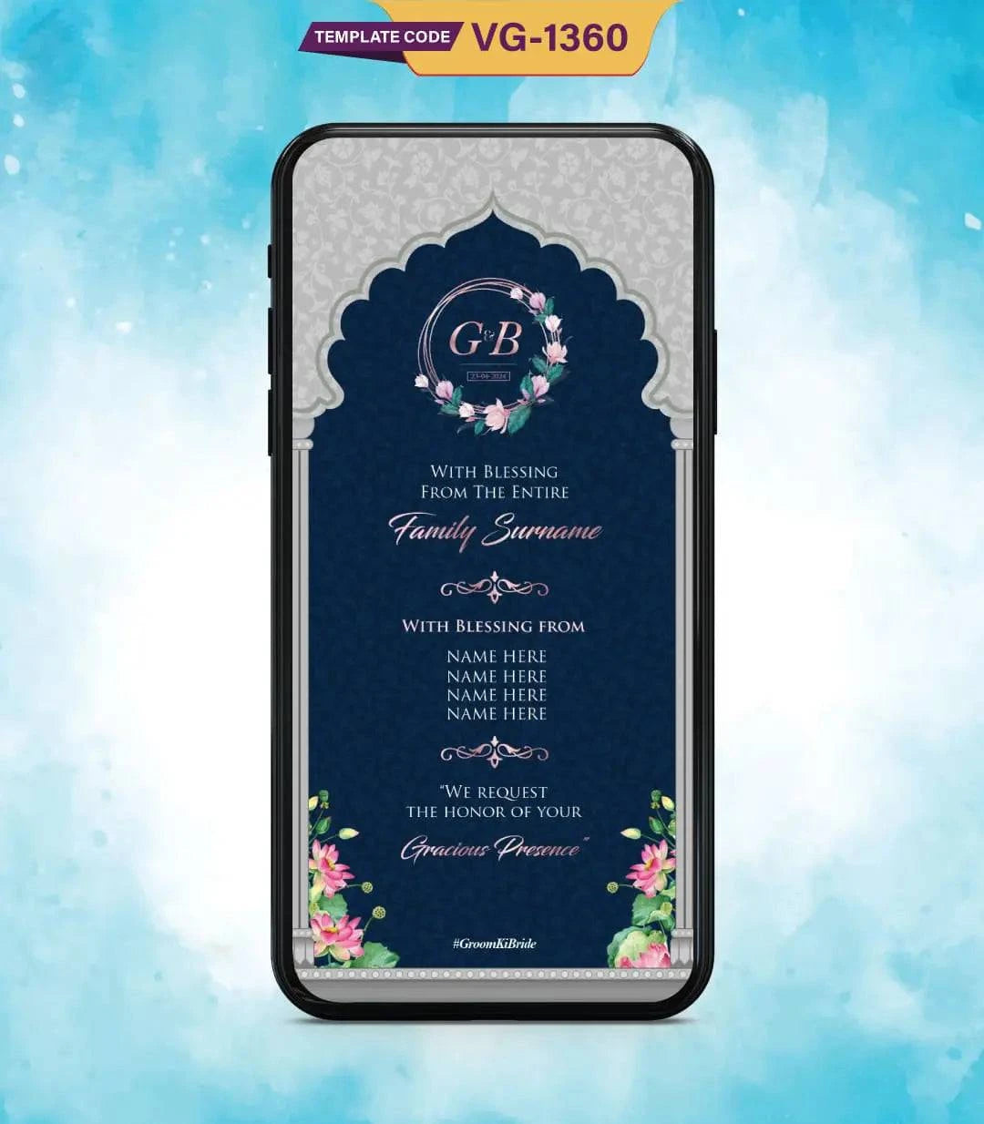 Sikh Wedding Invitation Card