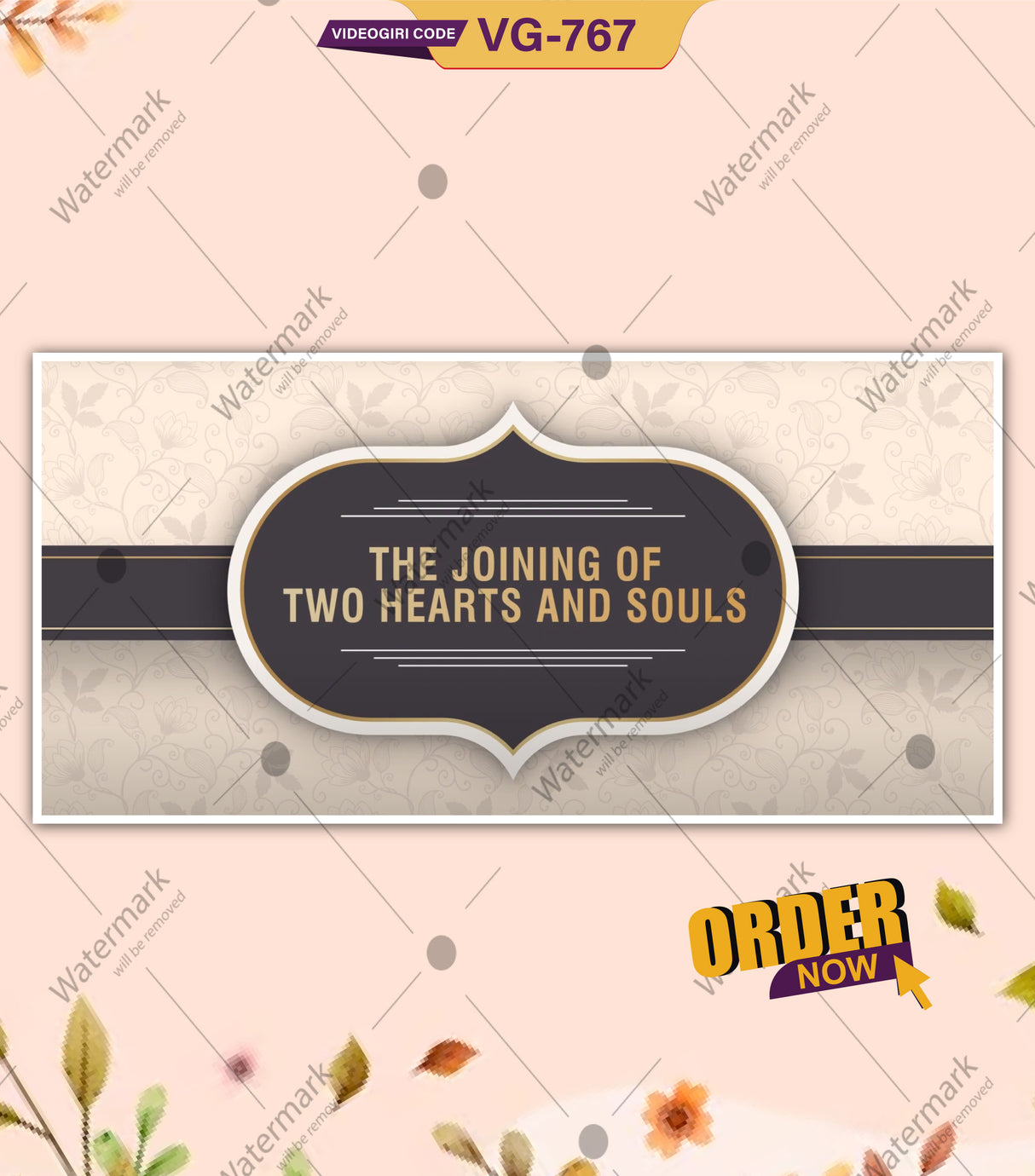 Simple Sober Wedding Invitation Video