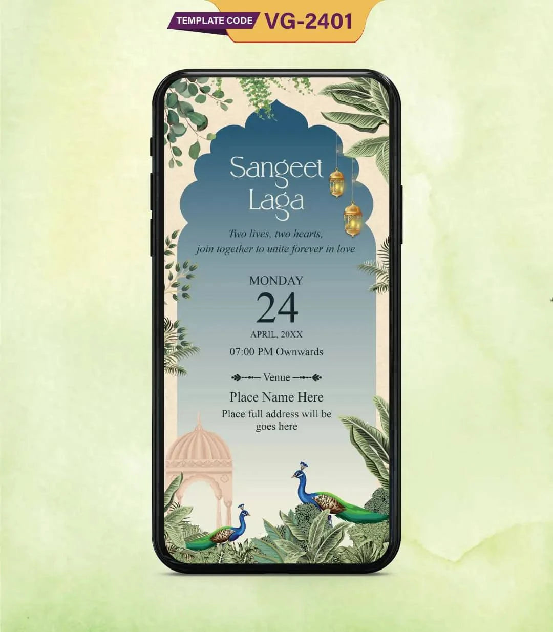 Traditional Indian Wedding Invitation PDF