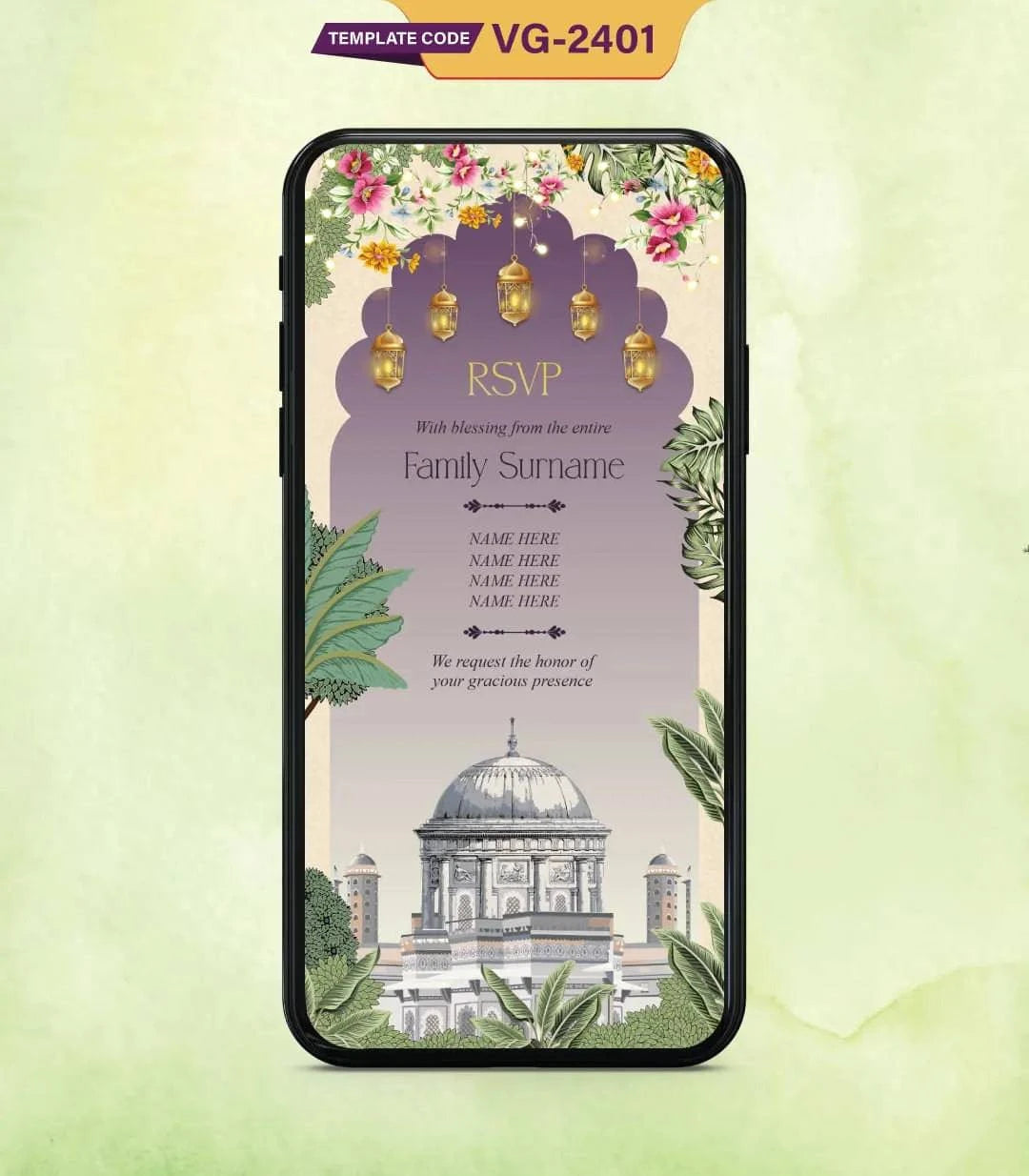 Traditional Indian Wedding Invitation PDF