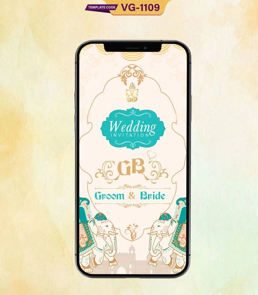 Traditional Wedding Card