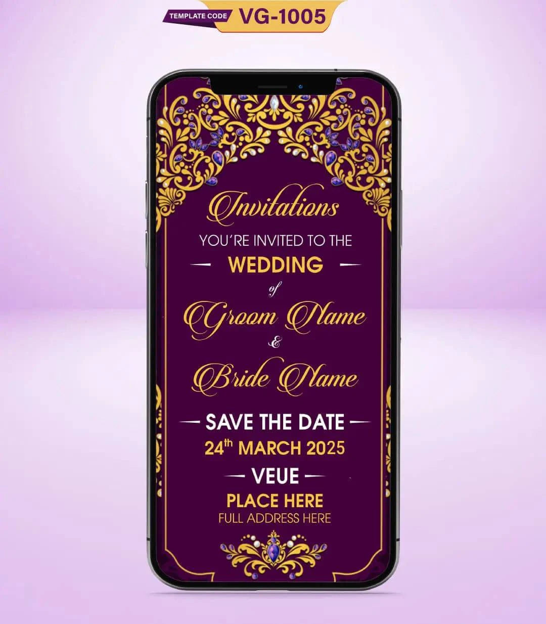 Traditional Wedding Invitation Cards