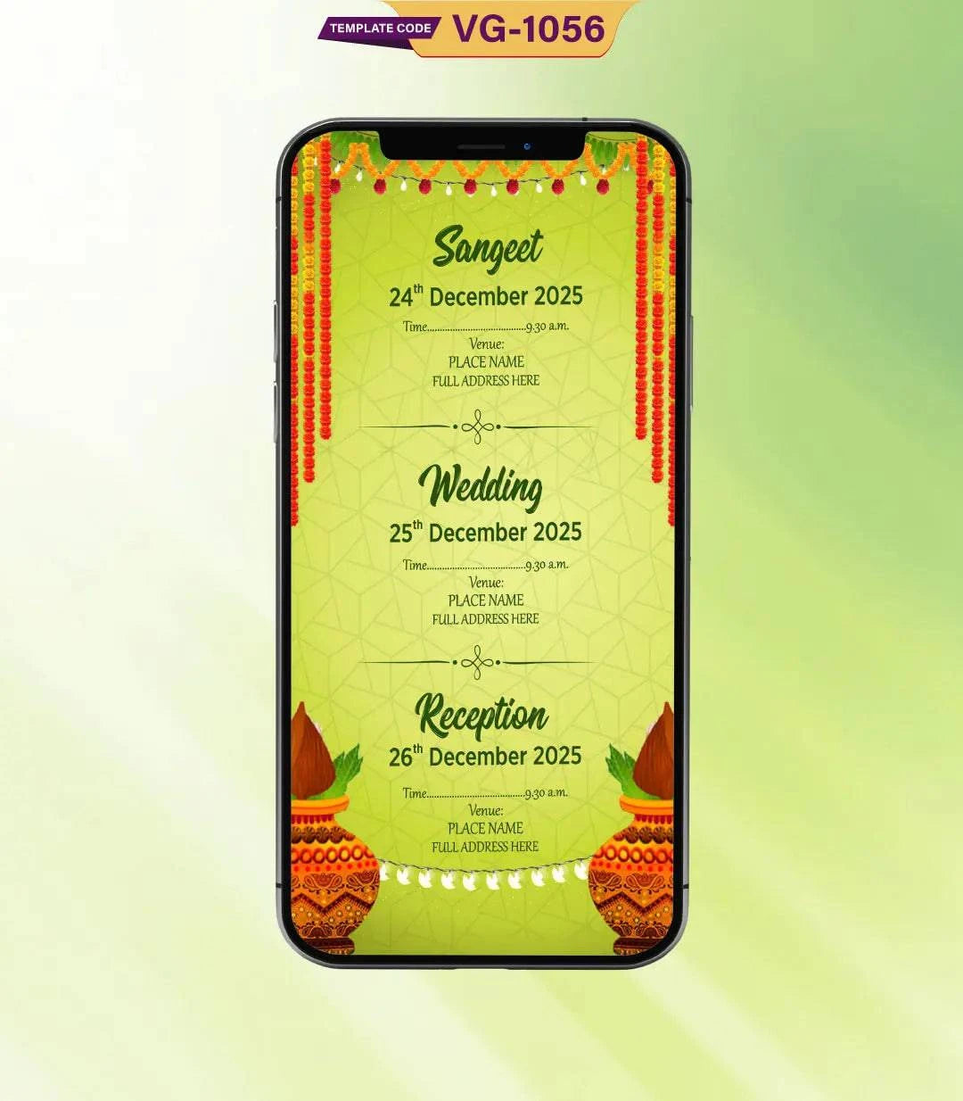 Traditional Wedding Invitation