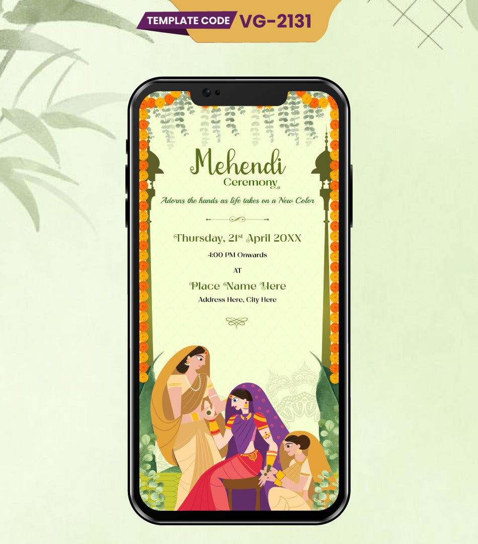 Traditional Wedding Invitation Card