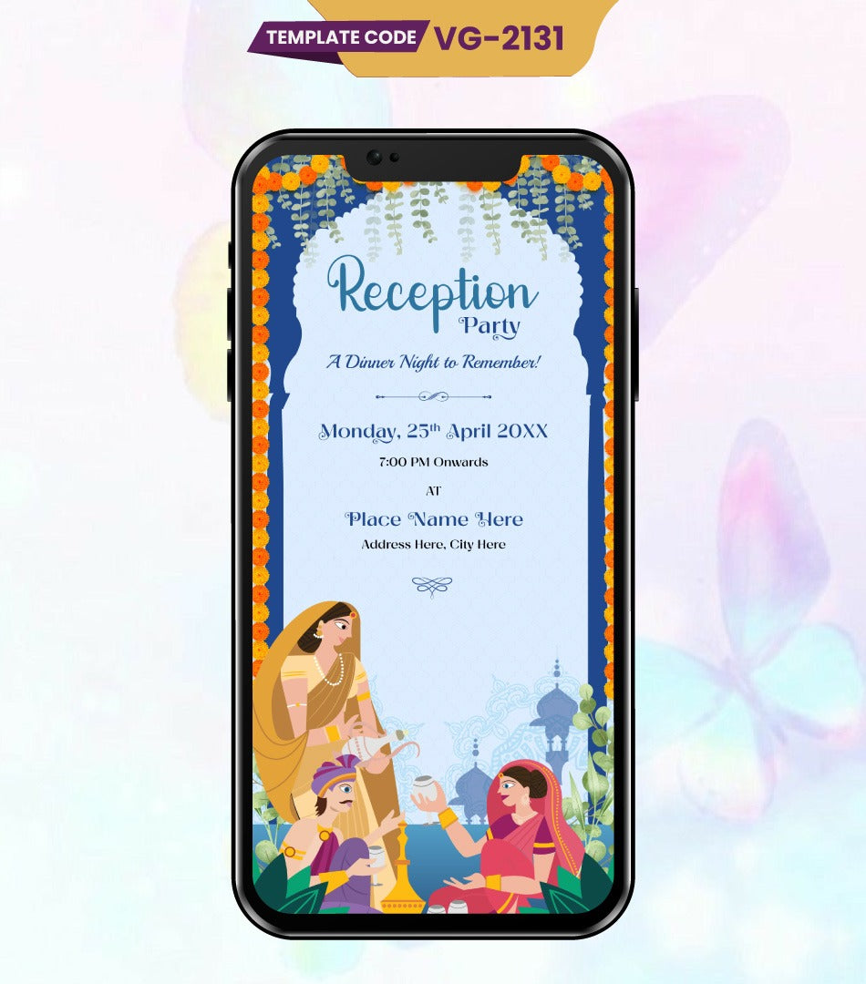 Traditional Wedding Invitation Card