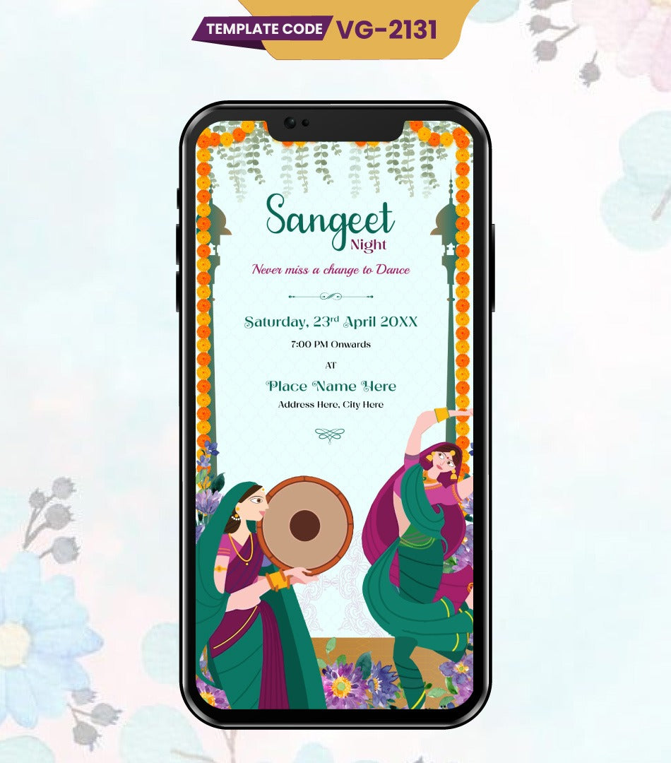 Traditional Wedding Invitation Card