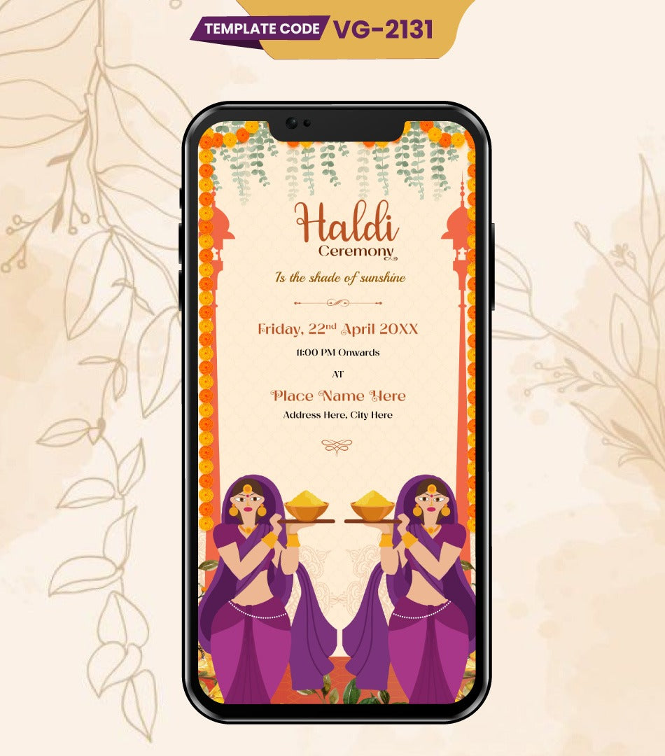Traditional Wedding Invitation Card