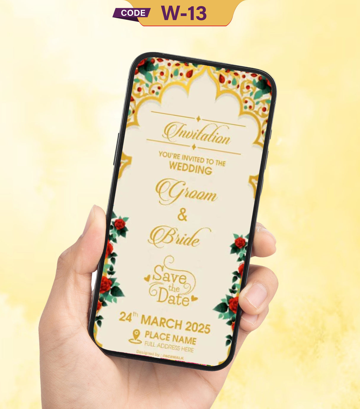 Traditional Wedding Invitation Cards For Whatsapp