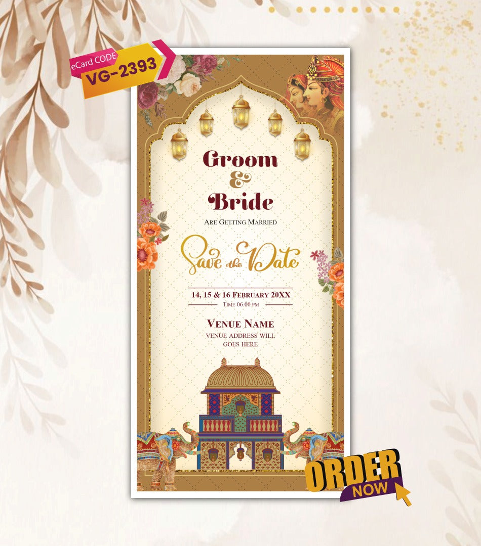 Traditional Wedding Invitation Online