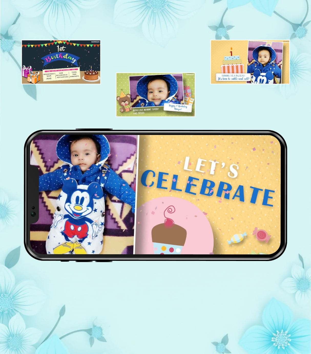 Unique Birthday Invitation Video for Whatsapp