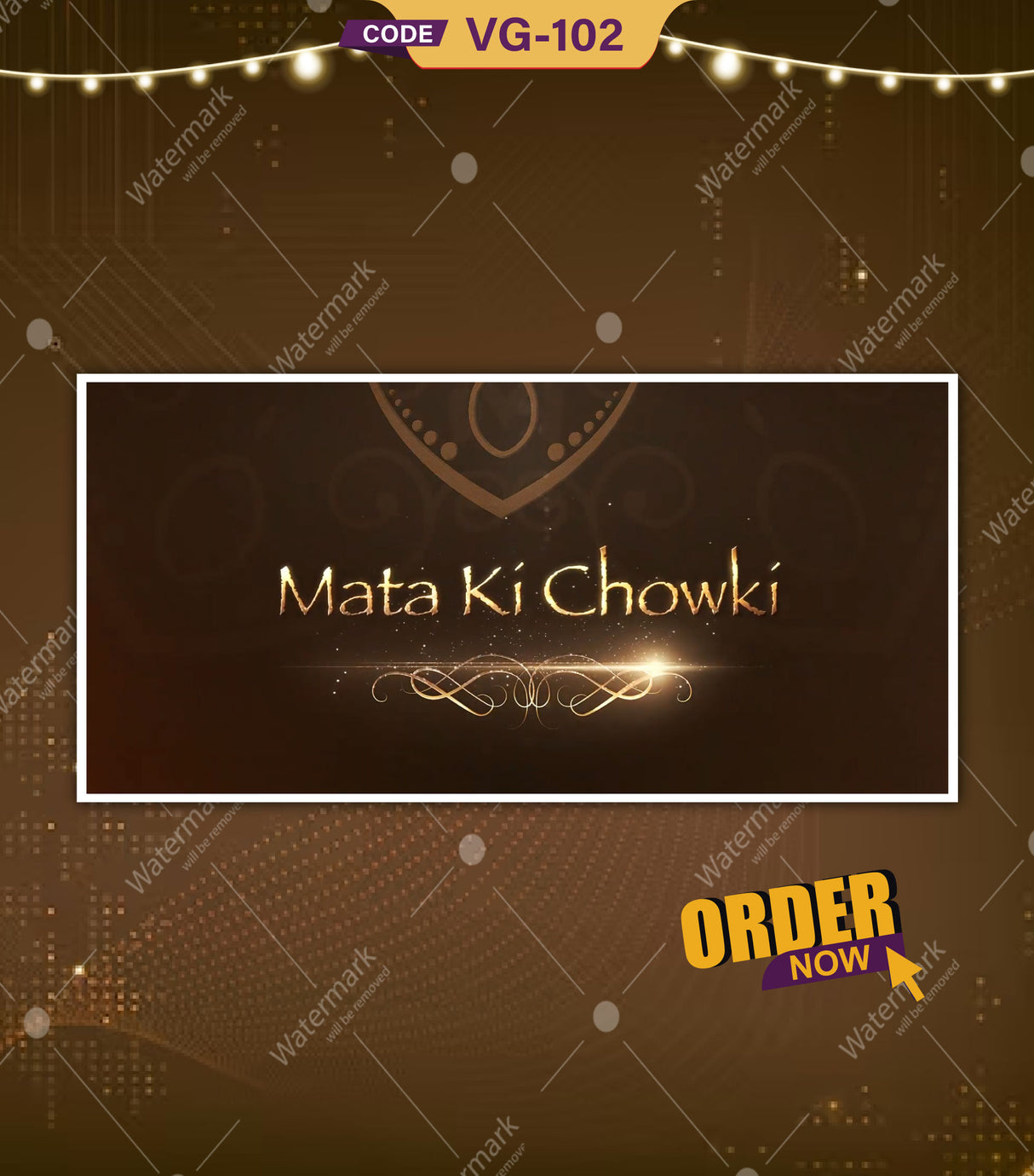 Mata ka Jagran Invitation Videos | VG-102 - VideoGiri