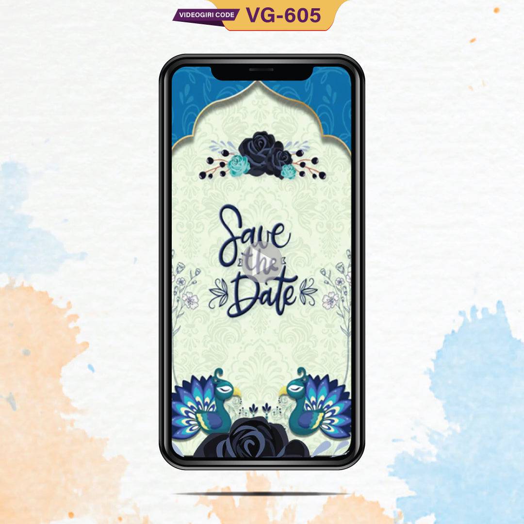 Vertical Wedding Invitation Video