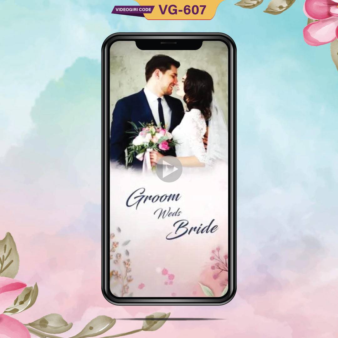 Vertical Wedding Invites