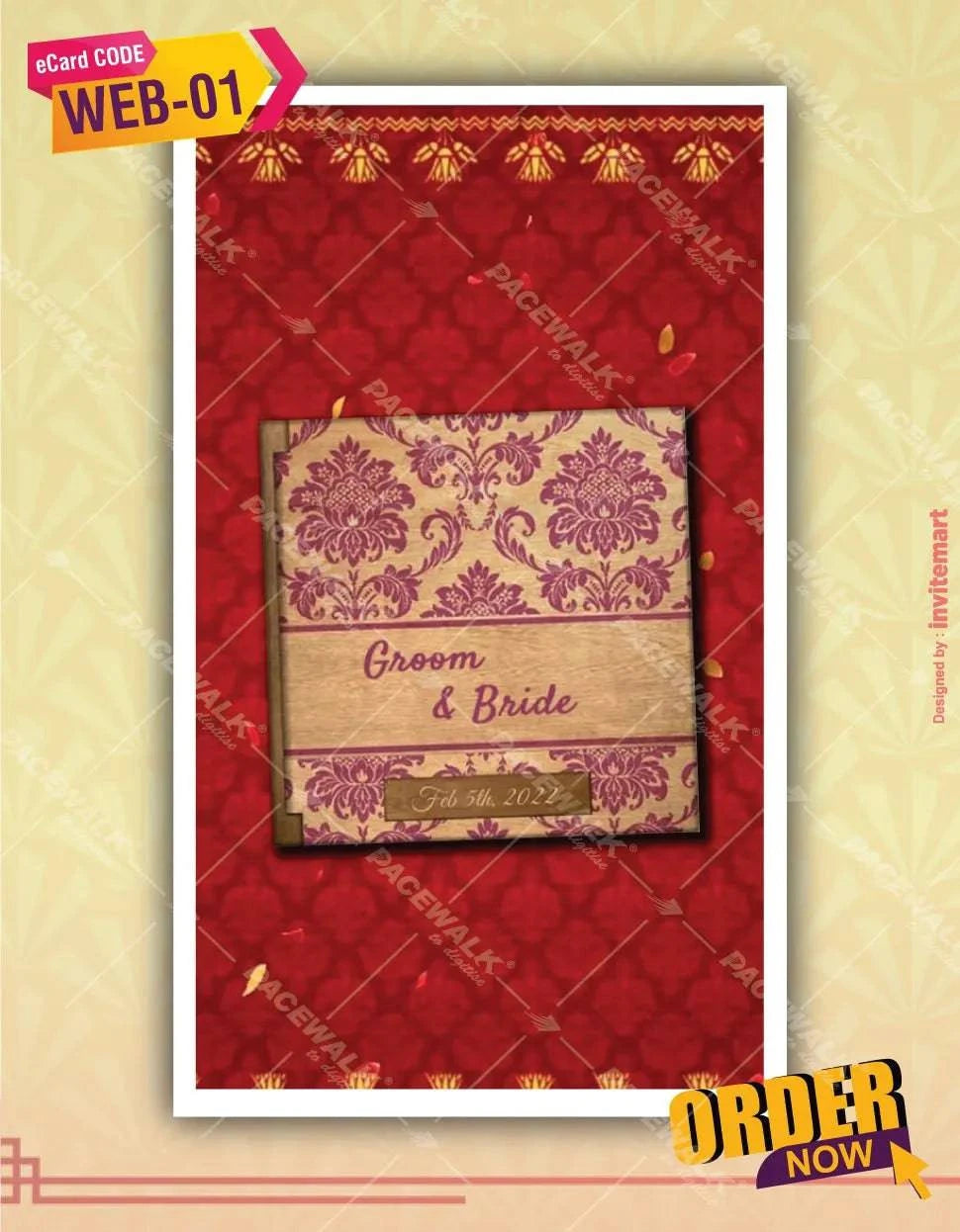 Wedding Invitation Website Pop-up Book