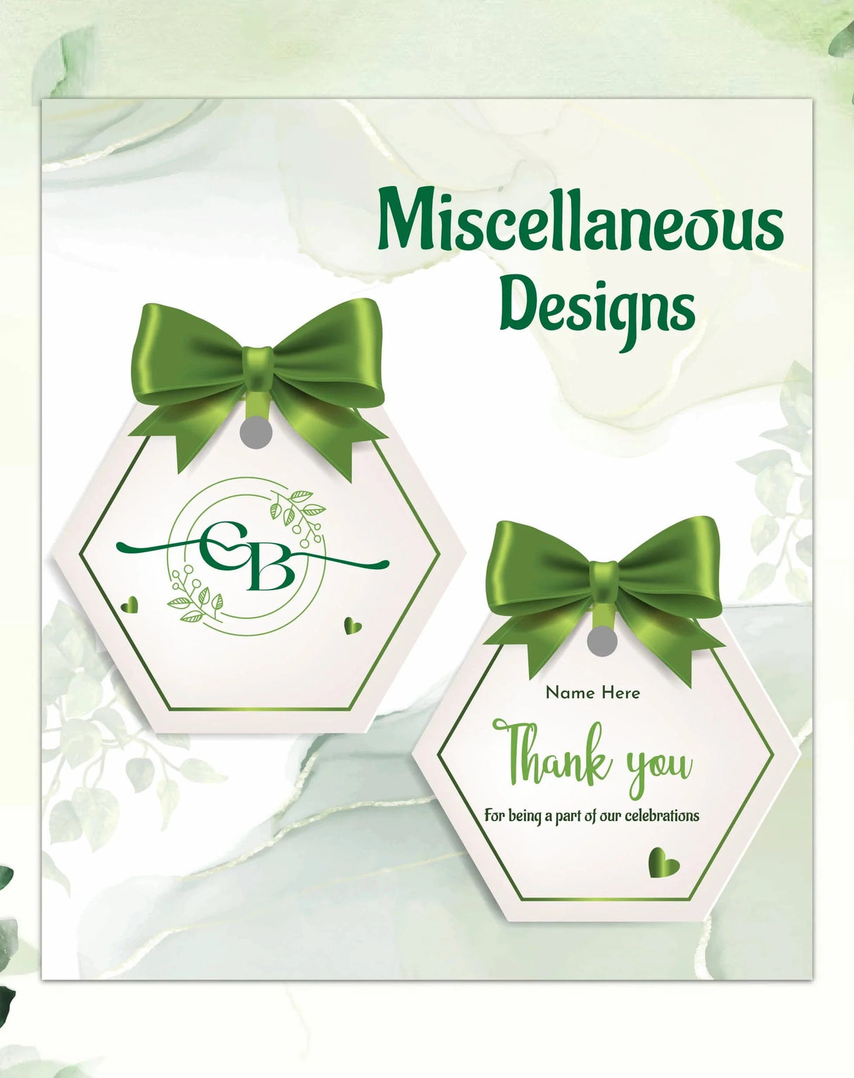 Wedding Itinerary Package Design