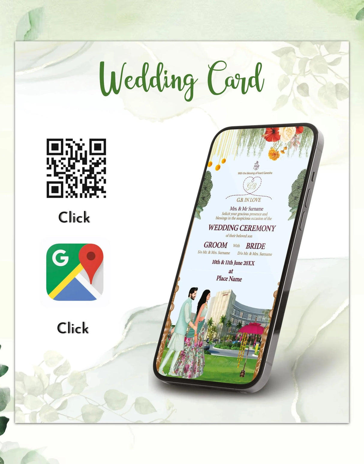 Wedding Itinerary Package Design