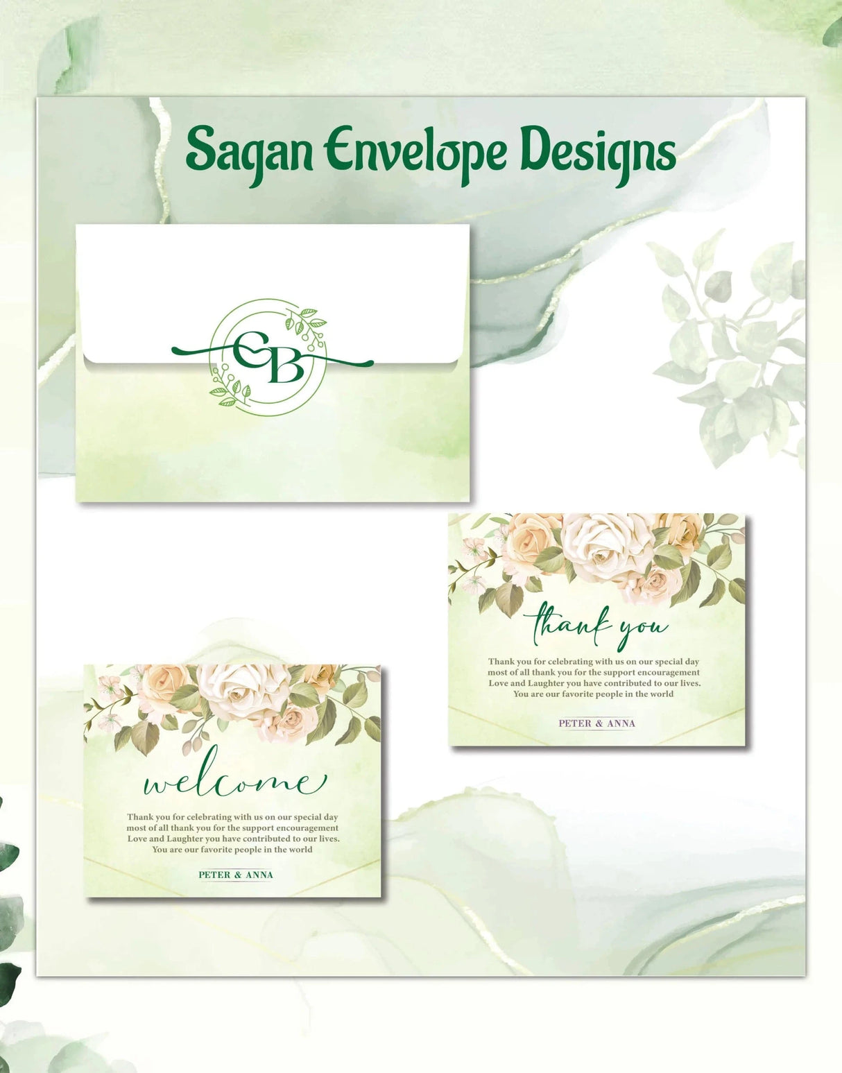 Wedding Itinerary Package Design