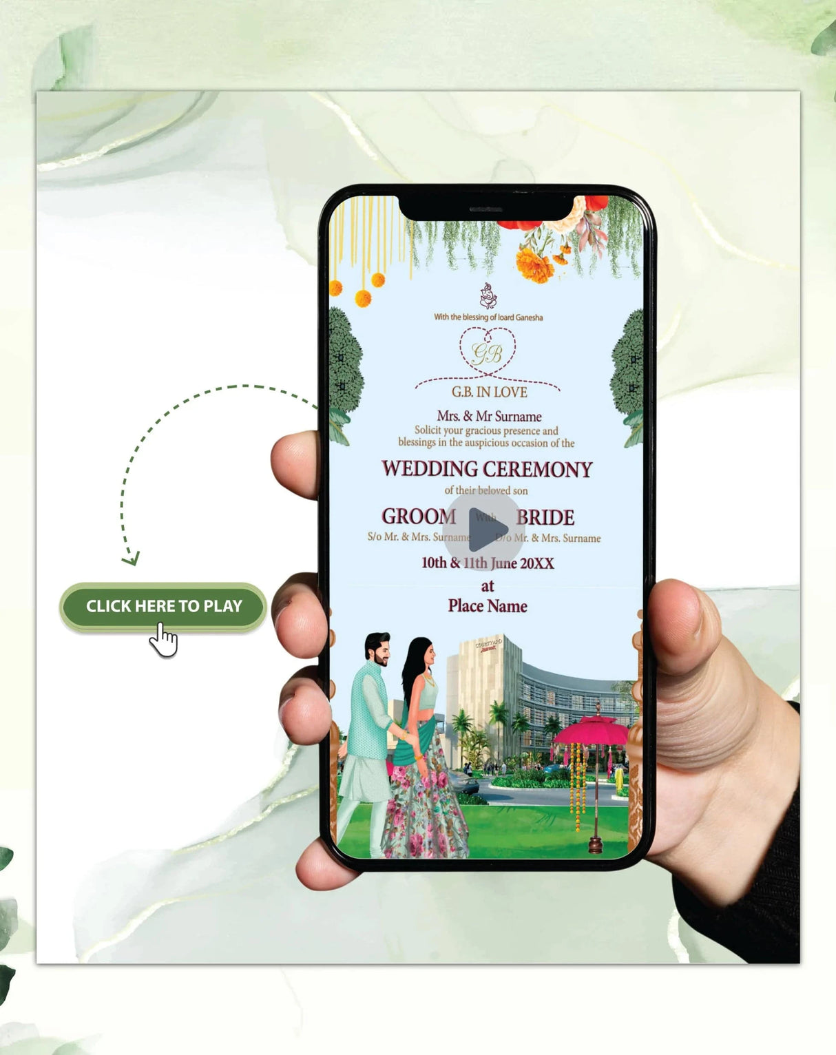 Wedding Itinerary Package Design