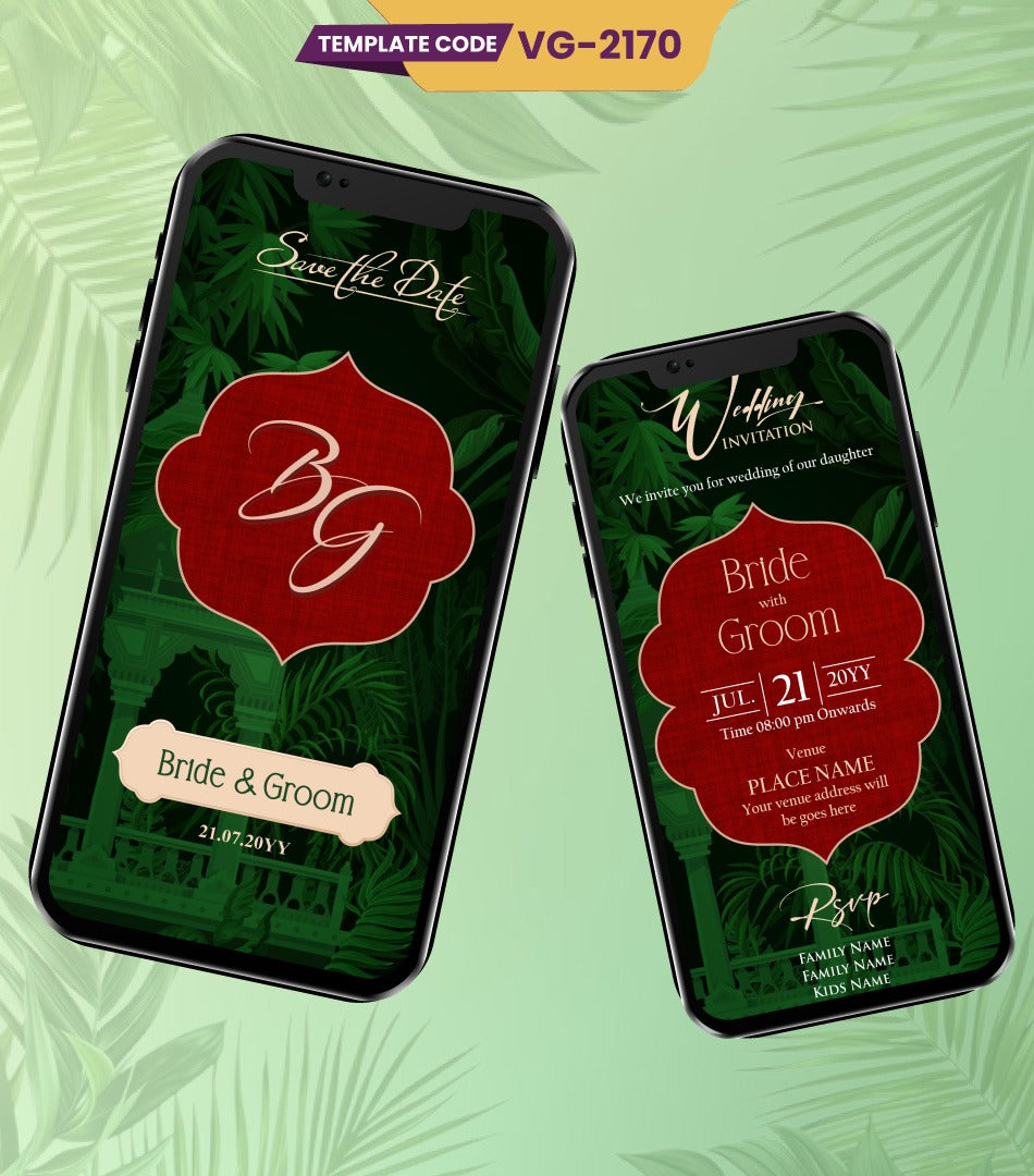 Wedding Invitation Save The Date PDF