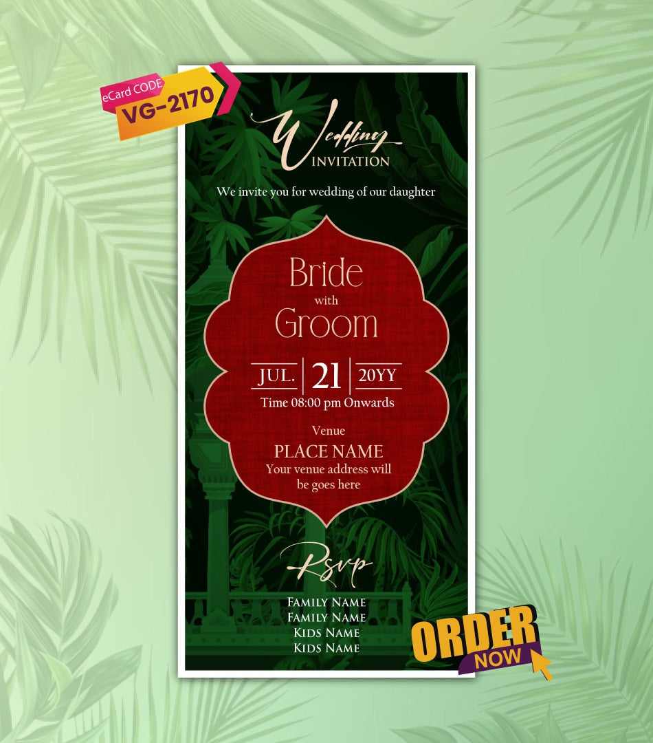 Wedding Invitation Save The Date PDF