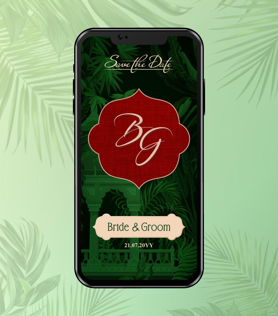 Wedding Invitation Save The Date PDF