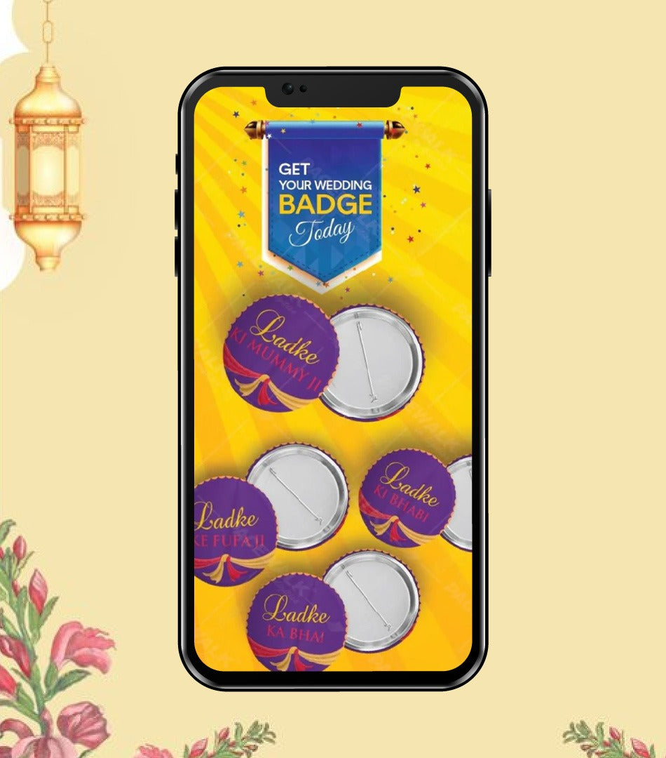 Wedding Badges Online