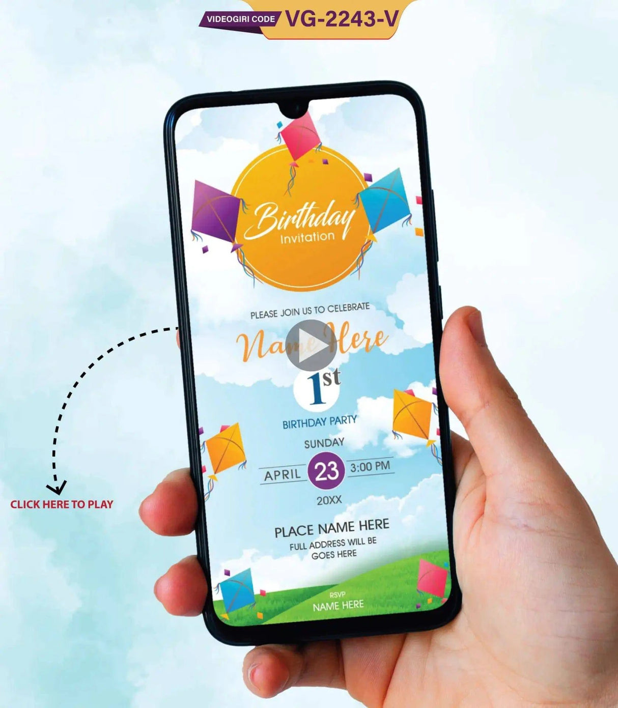 Whatsapp Birthday Video Invitations