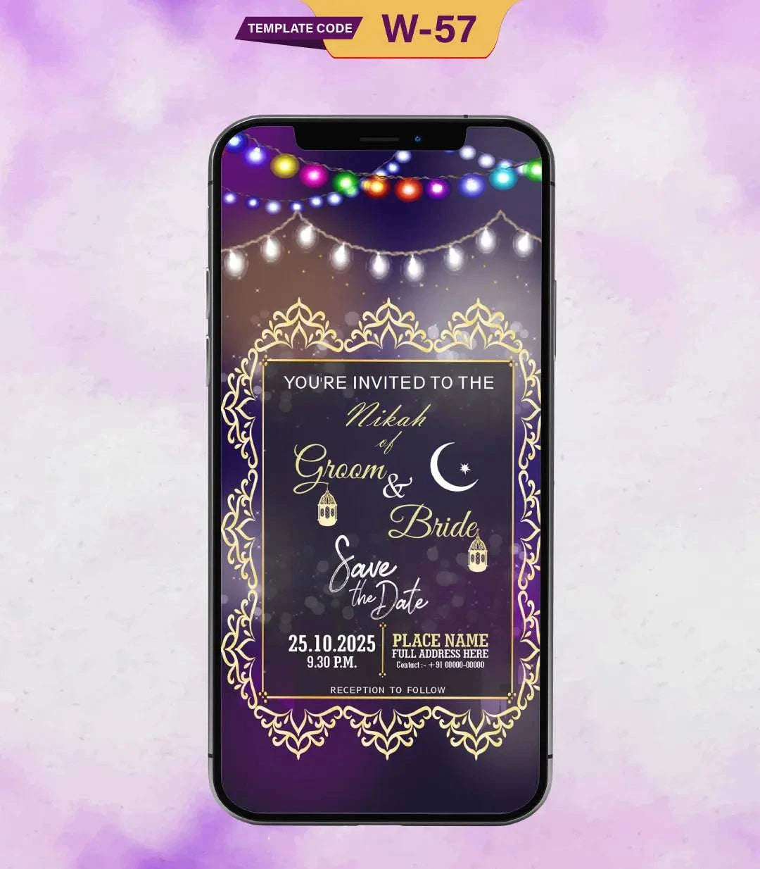 Nikah Invitation Card