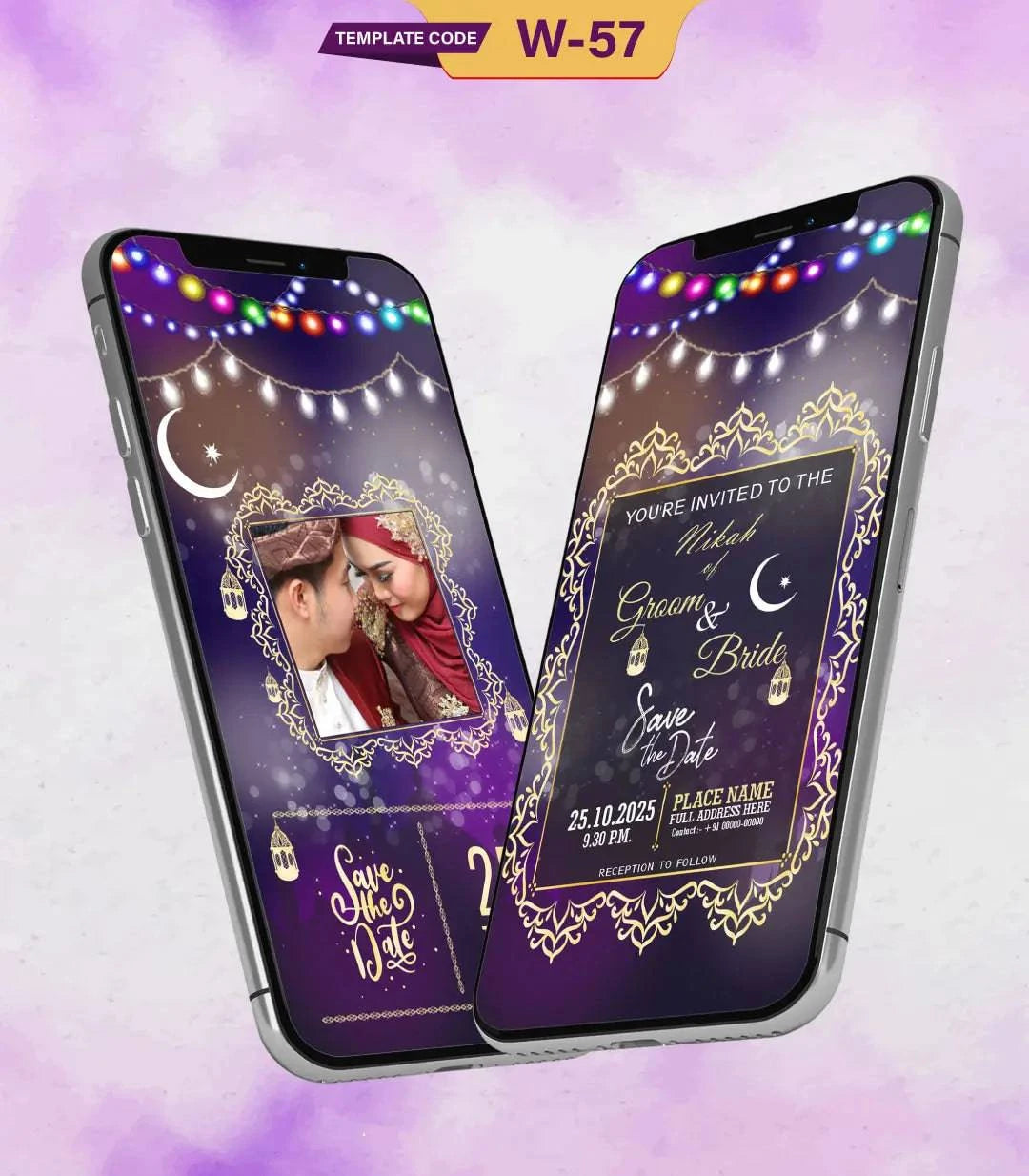 Nikah Invitation Card