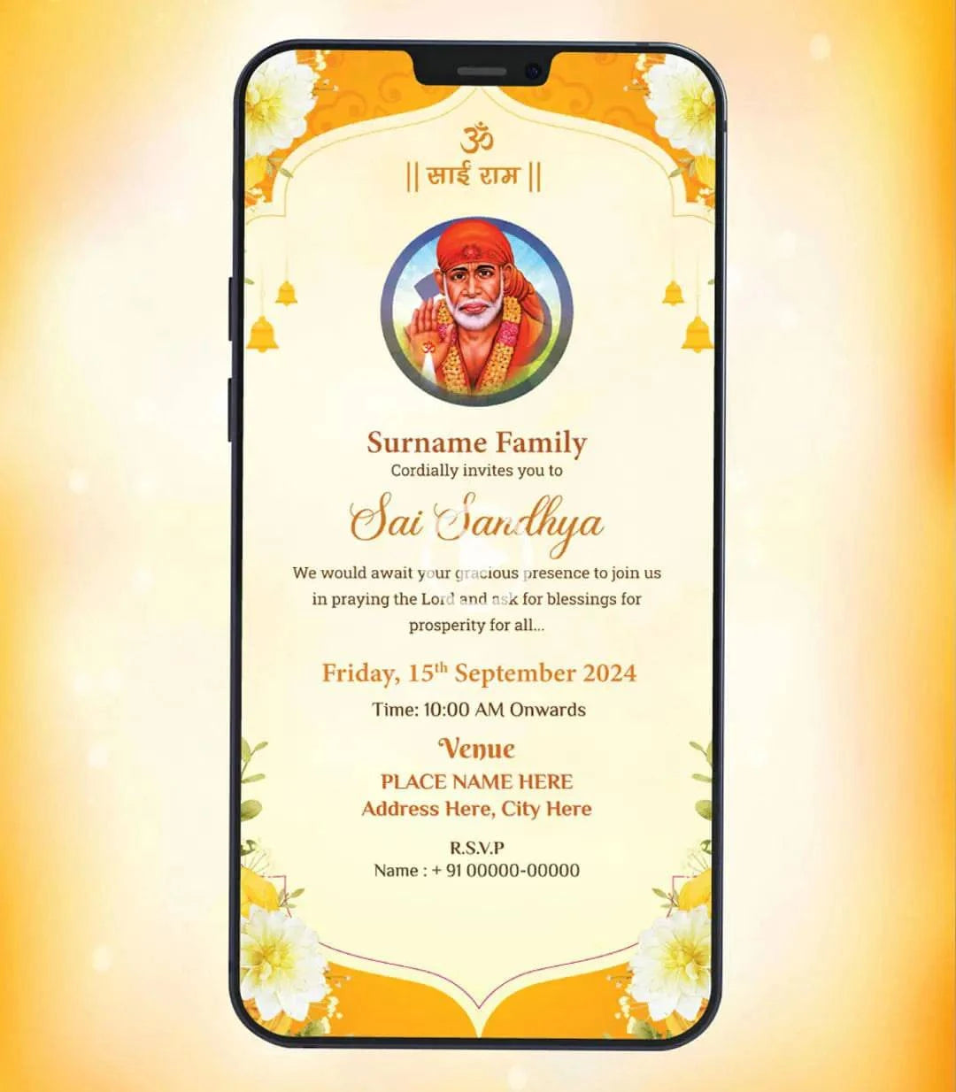 Sai Bhajan Sandhya Invitation Video
