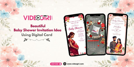 Beautiful Baby Shower Invitation Ideas Using Digital Cards