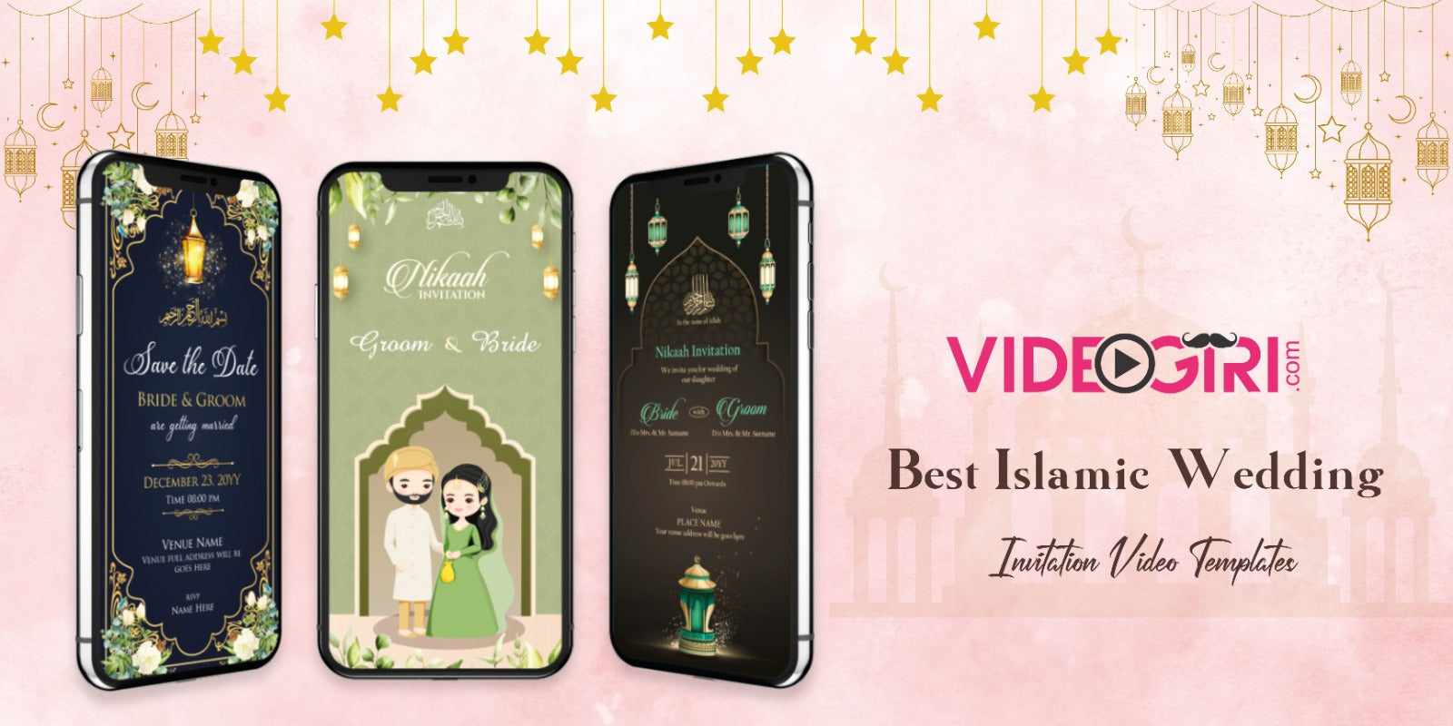 Best Islamic Wedding Invitation Video Templates