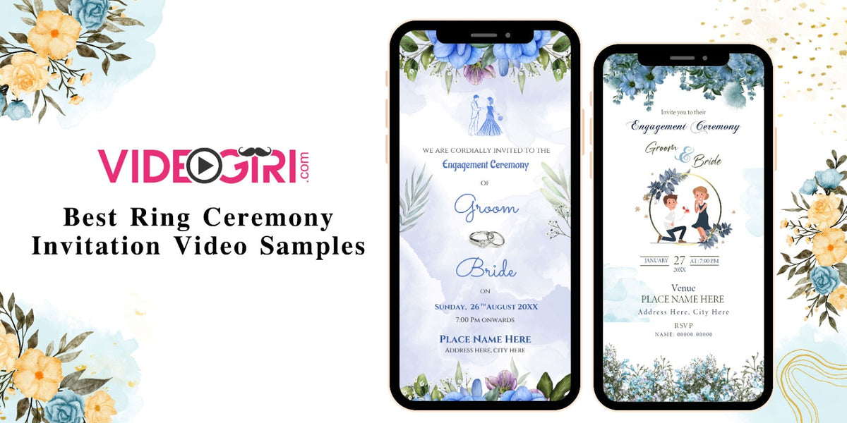 Send Ring Invitations Best Ring Ceremony Invitation Video Samples β VideoGiri