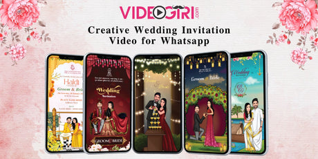 Creative Wedding Invitation Video for Whatsapp