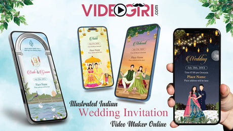 Wedding Invitation eCards Maker | Wedding Invitation Videos Maker