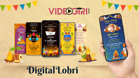 How to Make Online Lohri Invitation Card With Stunning Designs?