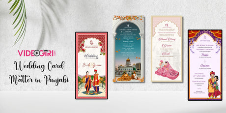 Wedding Card Matter in Punjabi
