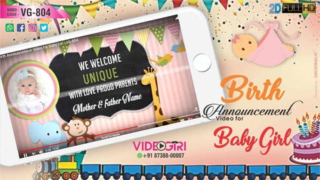 birthday invitation video maker