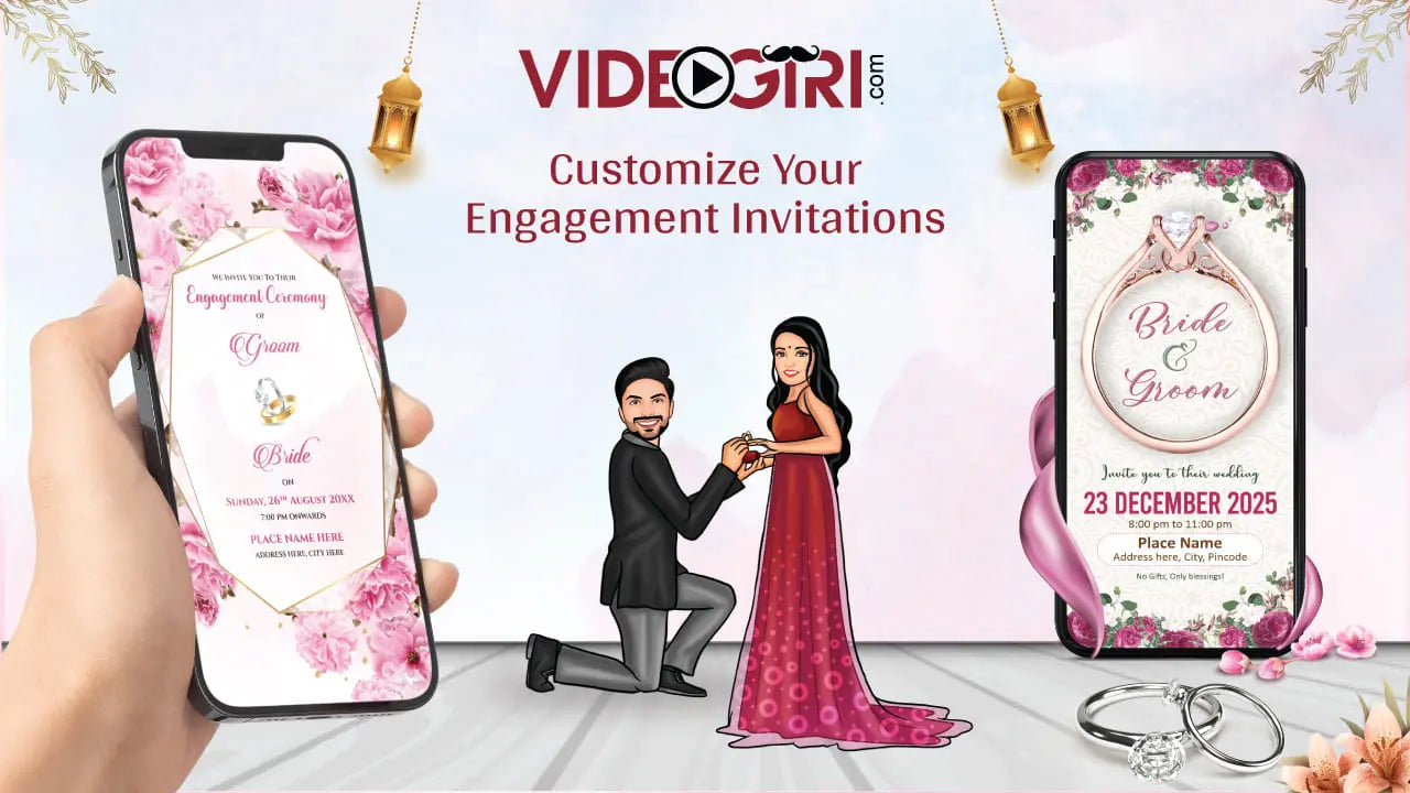 customize your engagement invitations