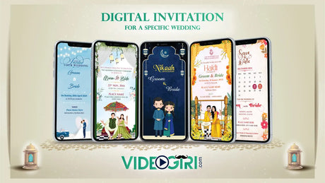 digital invitation for a specific wedding